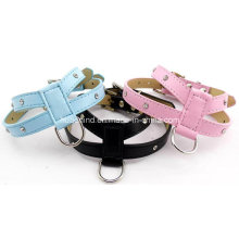 PU pet arnês, Dog Harness pet coleira e trela